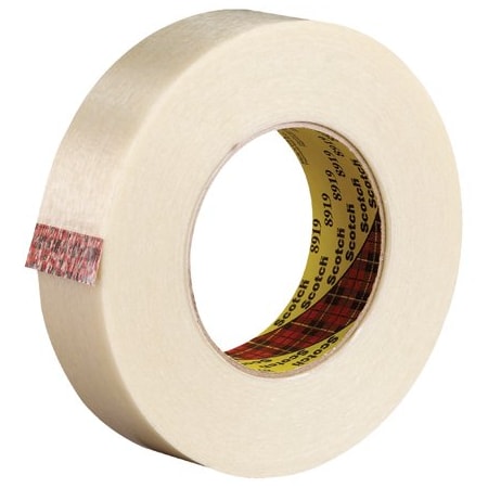 3M 1'' x 60 yds. 3M 8919 Strapping Tape, 12PK T915891912PK